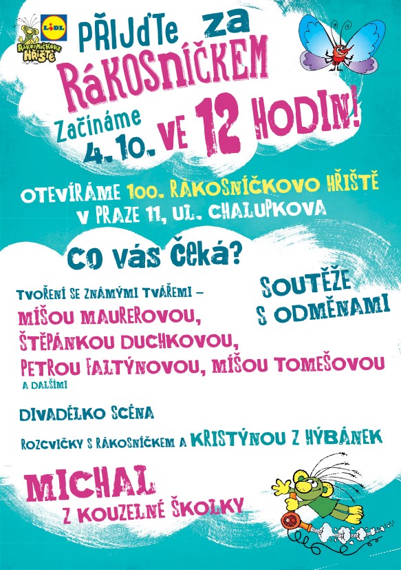 RÁKOSNÍČKOVO HŘIŠTĚ - 4.10. VE 12:00!